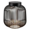 Přenosná stolní lampa LITO M 30,5 cm, LED, černá, ocel, Blomus