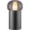 Přenosná stolní lampa IRIS 18 cm, LED, gunmetal, hliník, Blomus