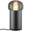 Přenosná stolní lampa IRIS 18 cm, LED, gunmetal, hliník, Blomus
