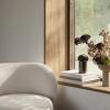 Přenosná stolní lampa IRIS 18 cm, LED, gunmetal, hliník, Blomus