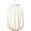 Přenosná stolní lampa LITO M 49 cm, LED, hedvábně šedá, ocel, Blomus