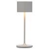 Přenosná stolní lampa FAROL MINI 19,5 cm, LED, satelitní šedá, hliník, Blomus