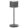 Přenosná stolní lampa FAROL MINI 19,5 cm, LED, gunmetal, hliník, Blomus