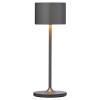 Přenosná stolní lampa FAROL MINI 19,5 cm, LED, gunmetal, hliník, Blomus