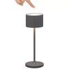 Přenosná stolní lampa FAROL MINI 19,5 cm, LED, teplá šedá, hliník, Blomus