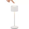 Přenosná stolní lampa FAROL MINI 19,5 cm, LED, bílá, hliník, Blomus