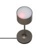 Přenosná stolní lampa FAROL MINI 19,5 cm, LED, spálený kov, hliník, Blomus