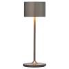 Přenosná stolní lampa FAROL MINI 19,5 cm, LED, spálený kov, hliník, Blomus