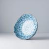 Jídelní miska BLUE DAISY 20 cm, hnědá, keramika, MIJ