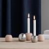 Svícen na čajovou svíčku ORA 6,5 cm, stříbrná, nerezová ocel, Stelton