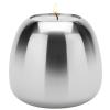 Svícen na čajovou svíčku ORA 8 cm, stříbrná, nerezová ocel, Stelton