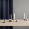 Svícen na čajovou svíčku ORA 8 cm, hnědá, bukové dřevo, Stelton