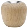 Svícen na čajovou svíčku ORA 6,5 cm, hnědá, bukové dřevo, Stelton