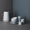 Jídelní talíř EMMA 22 cm, sada 2 ks, modrá, kamenina, Stelton