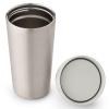 Termohrnek MAKE & TAKE 360 ml, světle šedá, ocel, Brabantia