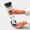 Cestovní hrnek MAKE & TAKE 360 ml, tmavě šedá, plast, Brabantia