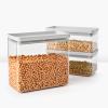 Box na potraviny TASTY PLUS, sada 3 ks, nízké, světle šedá, Brabantia