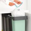 Vestavný odpadkový koš SORT & GO 2x 30 l, tmavě šedá / nefritově zelená, plast, Brabantia