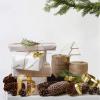 Vánoční dekorace FIGURA 5 cm, srdce, jemně bílá, nerezová ocel, Stelton