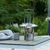 Lucerna EM 43 cm, stříbrná, nerezová ocel, Stelton