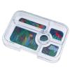 Obědový box TAPAS XL 5 1 l, světle zelená / džungle, plast, Yumbox
