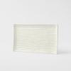 Servírovací talíř CONTOUR 24 x 15 cm, bílá, keramika, MIJ