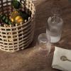 Karafa na vodu RIPPLE 500 ml, se sklenicí, čirá, sklo, ferm LIVING