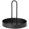 Servírovací podnos GRIB 28 cm, černá, železo, ferm LIVING