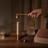 Svícen na kónickou svíčku BALANCE 11 cm, mosaz, ferm LIVING