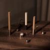 Svícen na kónickou svíčku BALANCE 11 cm, mosaz, ferm LIVING