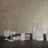 Sklenice na šampaňské RIPPLE 150 ml, sada 2 ks, bílá, ferm LIVING