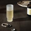Sklenice na long drink RIPPLE 300 ml, sada 4 ks, bílá, ferm LIVING