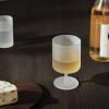 Sklenice na víno RIPPLE 270 ml, sada 2 ks, bílá, ferm LIVING