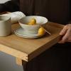 Dezertní talíř FLOW 15 cm, bílá, kamenina, ferm LIVING
