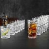 Sklenice na long drink ETHNO, se sklenicemi na whisky, sada 12 ks, čirá, sklo, Nachtmann