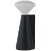 Přenosná stolní lampa MANTLE 19 cm, černá, nerezová ocel, Tala