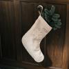 Vánoční ponožka VELA 50 cm, bílá, bavlna, ferm LIVING