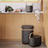 Odpadkový koš REFLECT 33 l, černá, plast, Eva Trio