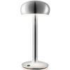 Přenosná stolní lampa EMENDO 29 cm, LED, chromová, Eva Solo