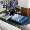 Šachy POSEIDON, modrá, Printworks