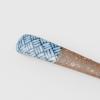 Jídelní lžíce BASKETWEAVE 12,5 cm, modrá, keramika, MIJ