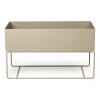 Květináč PLANT BOX 77 cm, kašmírová, železo, ferm LIVING