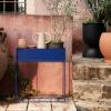 Květináč PLANT BOX 60 cm, černá, železo, ferm LIVING