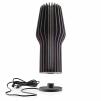 Přenosná stolní lampa RADIANT 28 cm, LED, tmavě hnědá, dřevo, Eva Solo