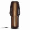 Přenosná stolní lampa RADIANT 28 cm, LED, tmavě hnědá, dřevo, Eva Solo