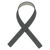Kroužek na ubrousek FOLD NUPO 30 cm, sada 4 ks, antracitová / světle šedá, kůže, LIND DNA