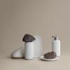 Kelímek na zubní kartáčky CRETO 13 cm, šedá, beton, Blomus