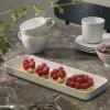 Servírovací talíř LEGIO NOVA 37 x 13 cm, bílá, porcelán, Eva Trio