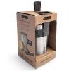 Hrnek OUTDOOR 500 ml, sada 4 ks, stříbrná, nerezová ocel, Black+Blum