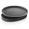 Servírovací talíř NORDIC KITCHEN 32 cm, černá, kamenina, Eva Trio